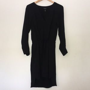 White House Black Market V Neck Long Sleeve Dress
